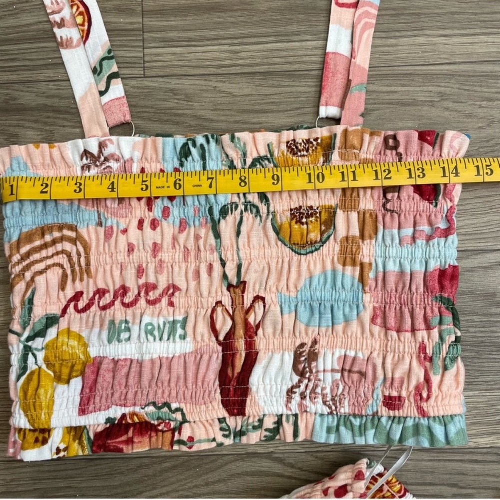 Anthropologie x Paper Heart Colorful Tropical Print Two-Piece Set - Picture 7 of 9